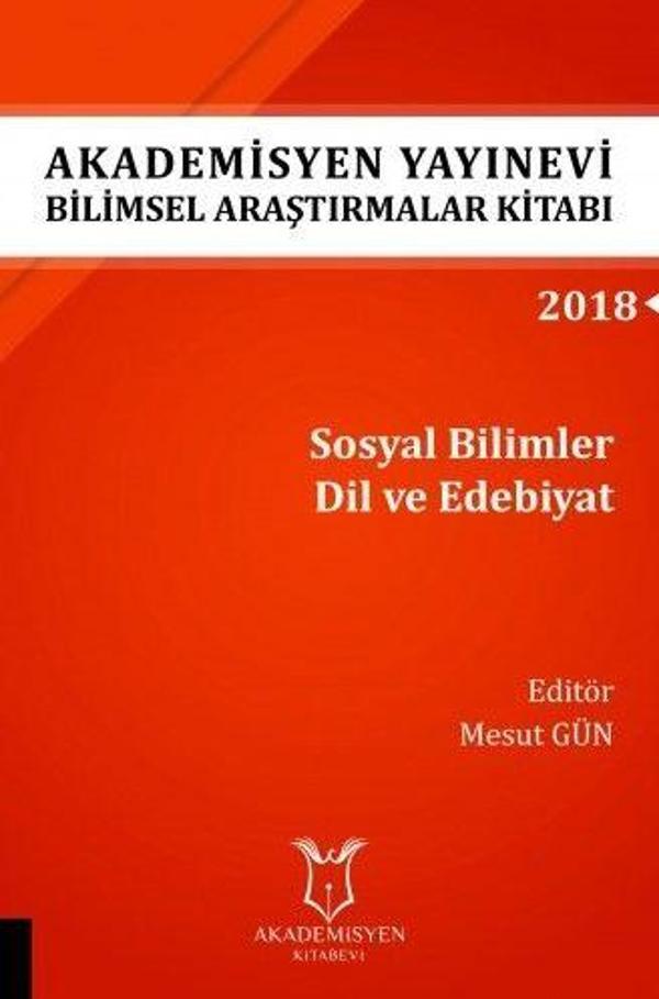 Akademisyen Yayınevi Araştırmalar Kitabı: Sosyal Bilimler Dil ve Edebiyat - Akademisyen Kitabevi - Image 1