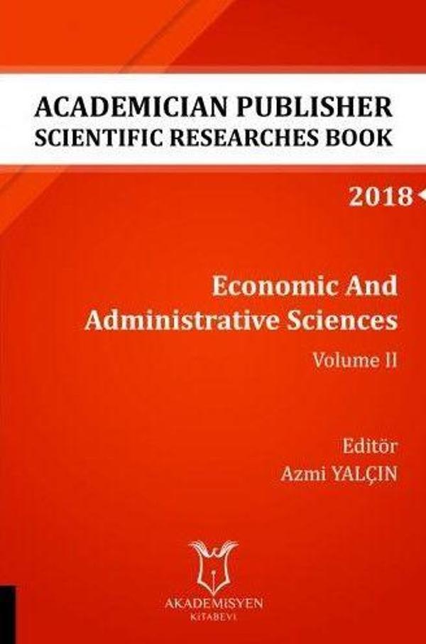 Economic And Administrative Sciences - Volume II (AYBAK 2018 Eylül) - Akademisyen Kitabevi - Image 1