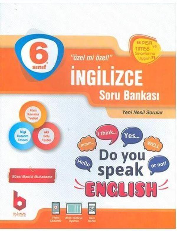 6. Sınıf İngilizce Soru Bankası - Basamak Yayınları - Image 1