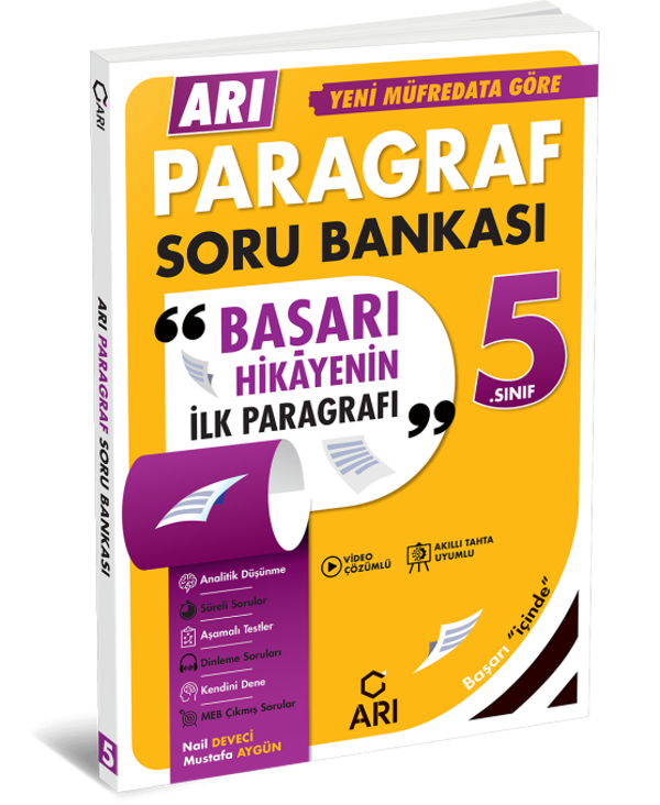 5. Sınıf Arı Paragraf Soru Bankası - Arı Yayıncılık - Image 1