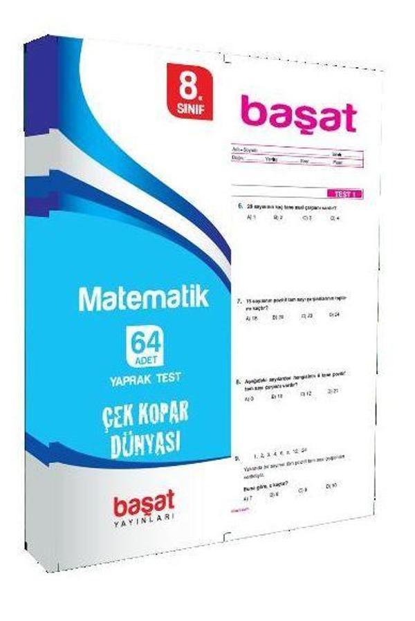 8. Sınıf Matematik Yaprak Test - Başat Yayınları - Image 1
