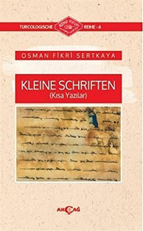 Kleine Schriften (Kısa Yazılar) - Akçağ Yayınları - Image 1