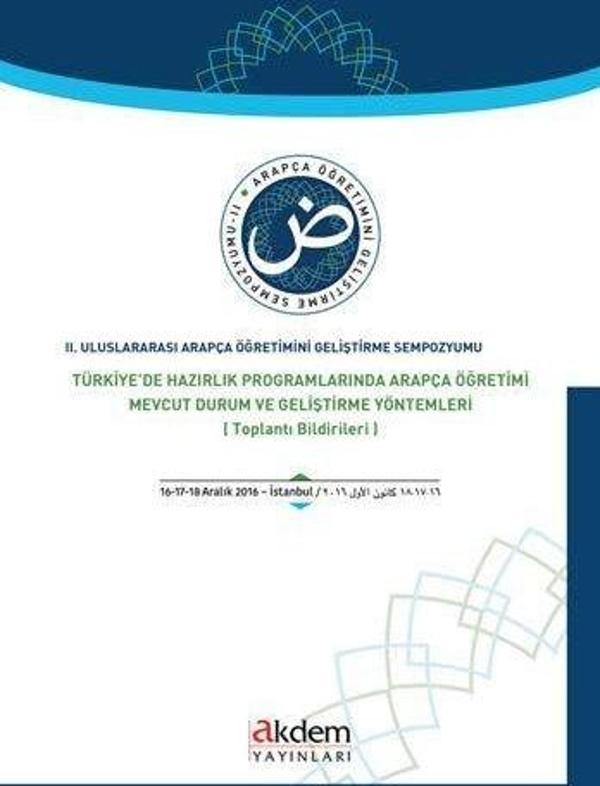 2. Uluslararası Arapça Öğretimini Geliştirme Sempozyumu - Akdem Yayınları - Image 1