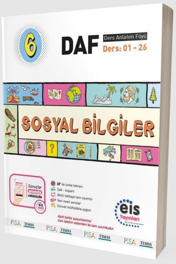 6. Sınıf - DAF - Sosyal Bilgiler - Eis Yayınları - Image 1