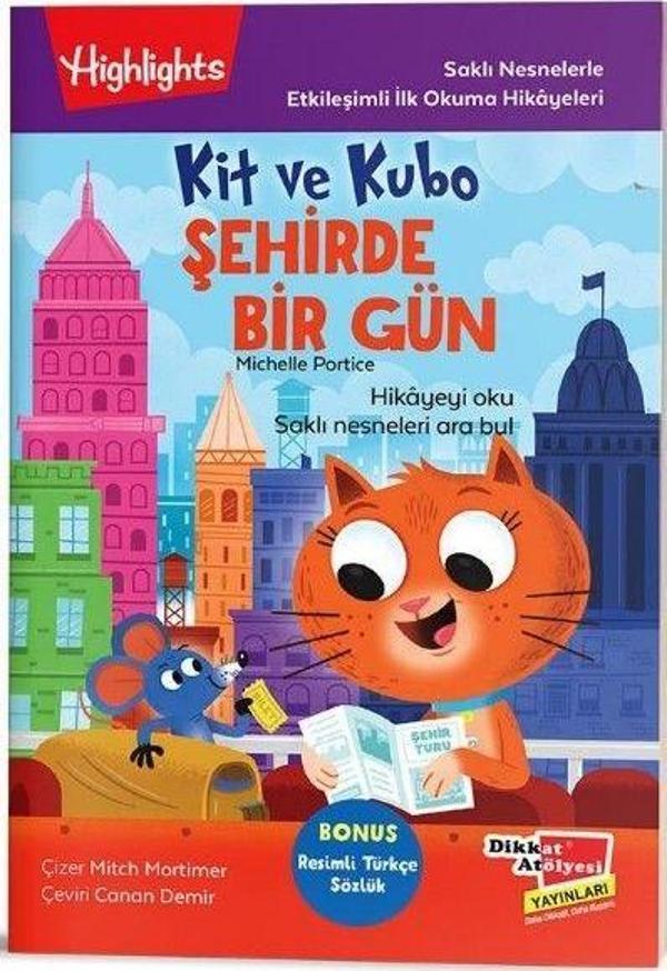 Kit ve Kubo Şehirde Bir Gün - Dikkat Atölyesi Yayınları - Image 1