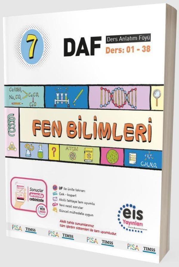 7. Sınıf - DAF - Fen Bilimleri - Eis Yayınları - Image 1