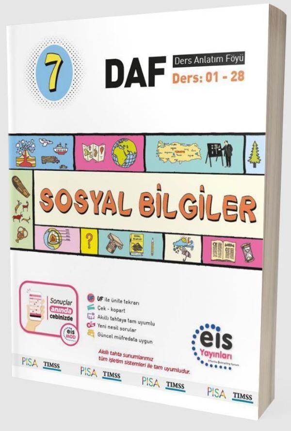 7. Sınıf - DAF - Sosyal Bilgiler - Eis Yayınları - Image 1