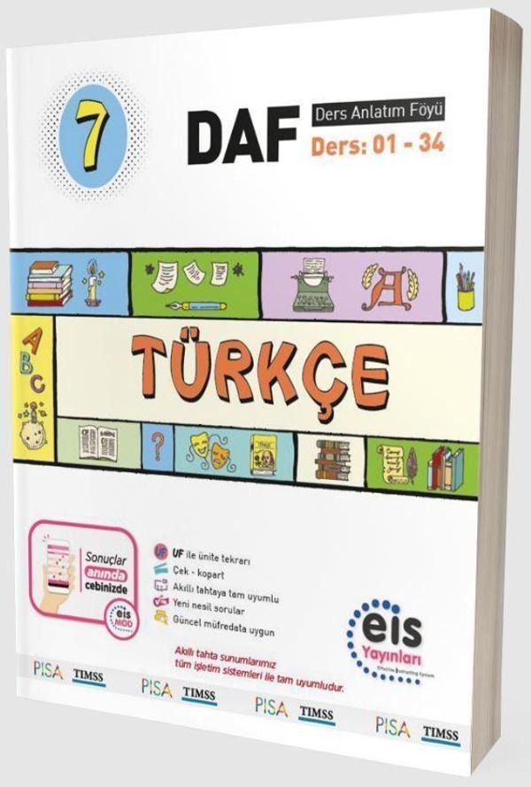 7. Sınıf - DAF - Türkçe - Eis Yayınları - Image 1