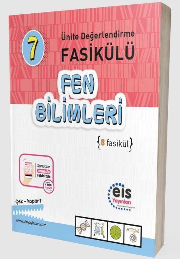 7. Sınıf Ünite Değerlendirme Fasikülü (1-7) Fen Bilimleri - Eis Yayınları - Image 1