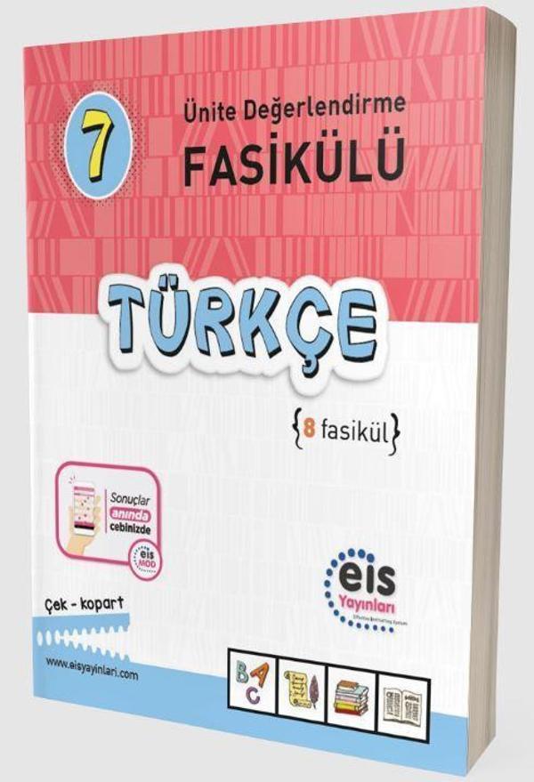 7. Sınıf Ünite Değerlendirme Fasikülü (1-8 ) Türkçe - Eis Yayınları - Image 1