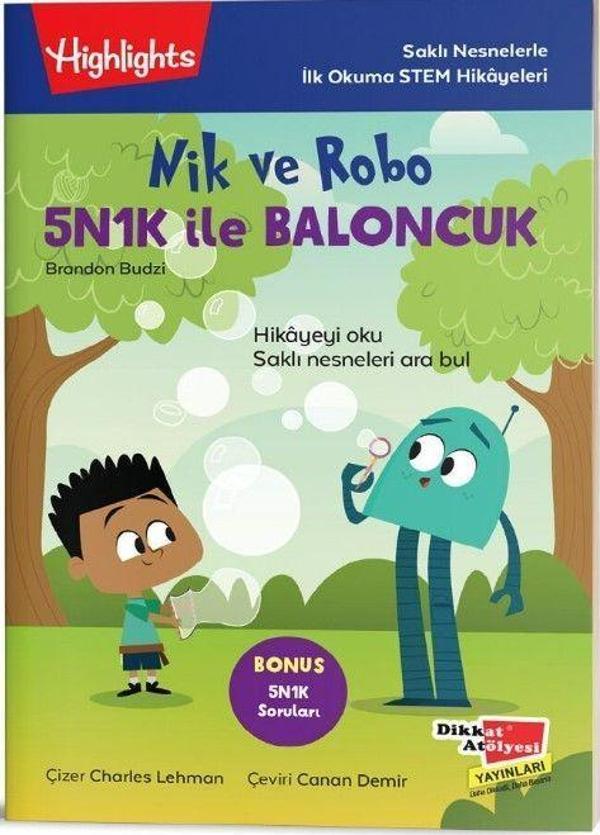 Nik ve Robo 5N1K ile Baloncuk - Dikkat Atölyesi Yayınları - Image 1