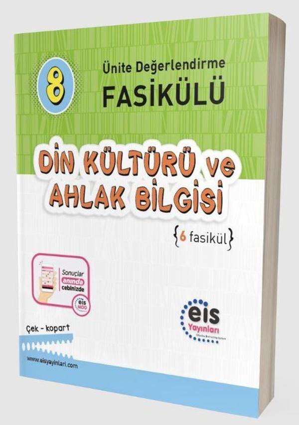 8. Sınıf Ünite Değerlendirme Fasikülü (1-5) Din Kültürü ve Ahlak Bilgisi - Eis Yayınları - Image 1