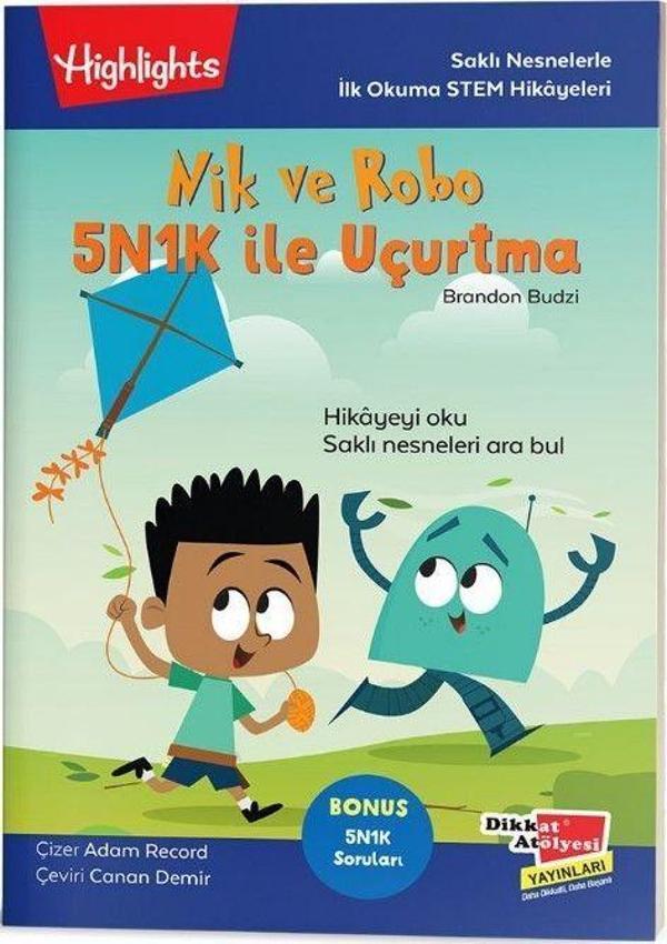 Nik ve Robo 5N1K ile Uçurtma - Dikkat Atölyesi Yayınları - Image 1
