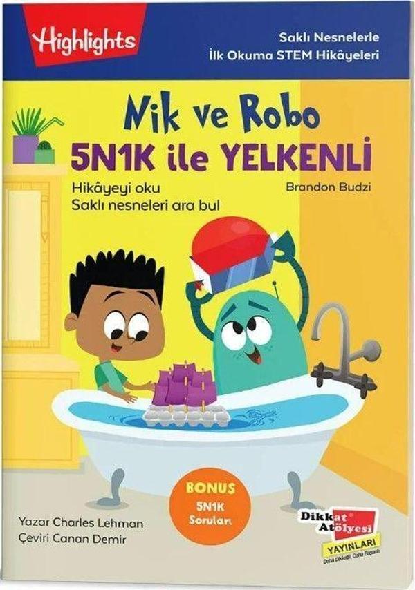 Nik ve Robo 5NK1K ile Yelkenli - Dikkat Atölyesi Yayınları - Image 1
