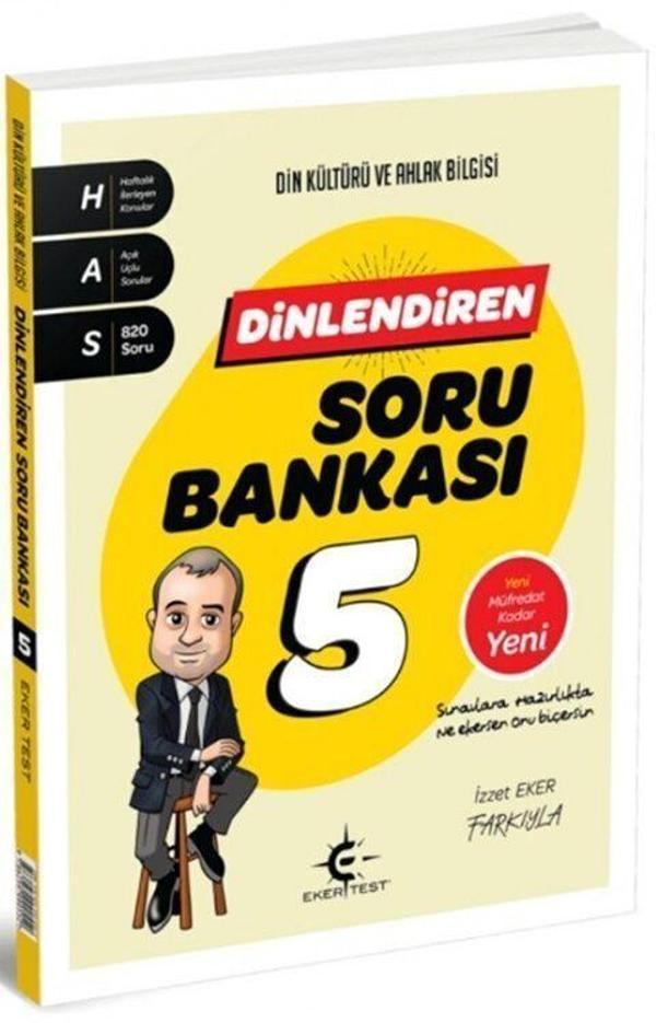 5. Sınıf Din Kültürü ve Ahlak Bilgisi Dinlendiren Soru Bankası - Eker Test Yayınları - Image 1