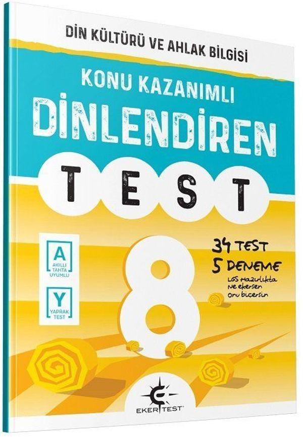 8. Sınıf Din Kültürü ve Ahlak Bilgisi Dinlendiren Test - Eker Test Yayınları - Image 1