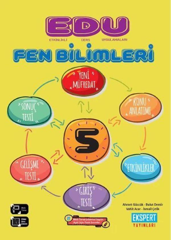 5.Sınıf Edu Fen Bilimleri Etkinlikli Soru Bankası - Ekspert Yayınları - Image 1