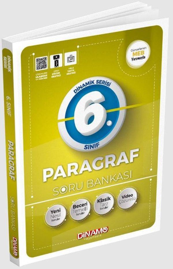 6. Sınıf Paragraf Soru Bankası - Dinamo Yayınları - Image 1