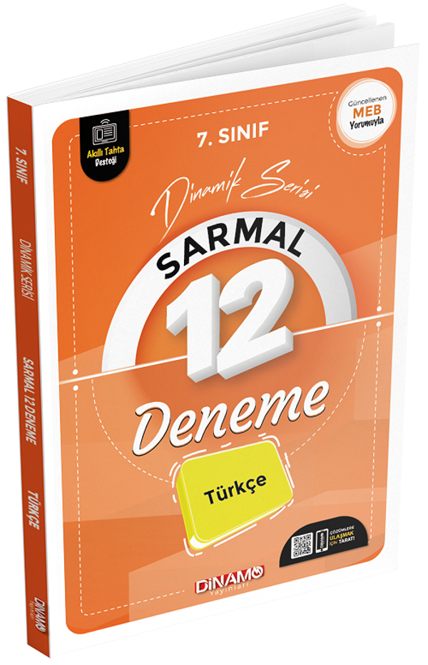 7. Sınıf Türkçe Sarmal 12 Deneme - Dinamo Yayınları - Image 1