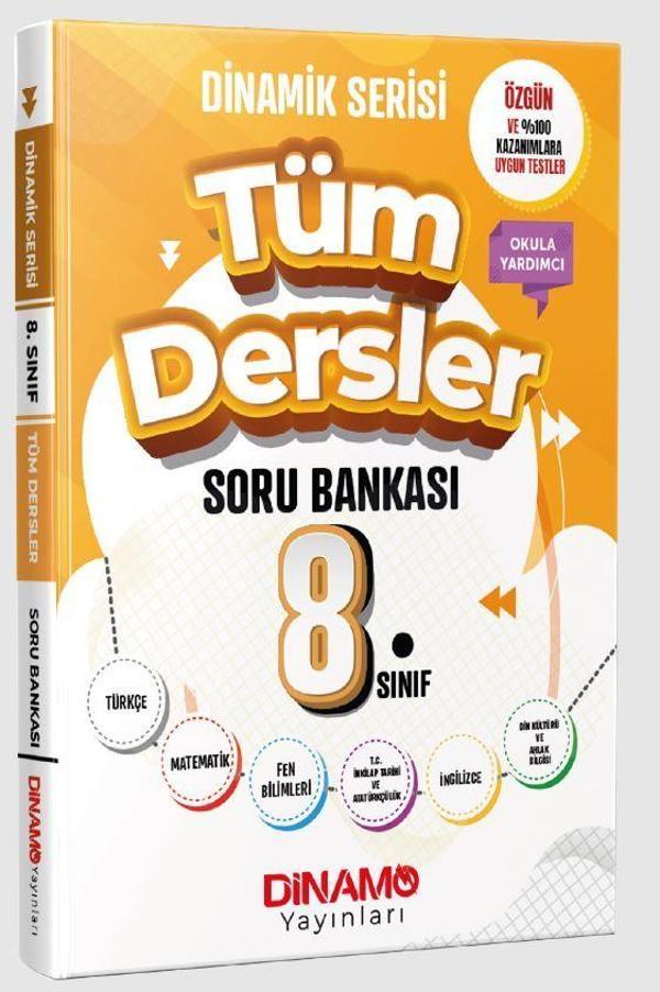 8. Sınıf Tüm Dersler Soru Bankası - Dinamo Yayınları - Image 1