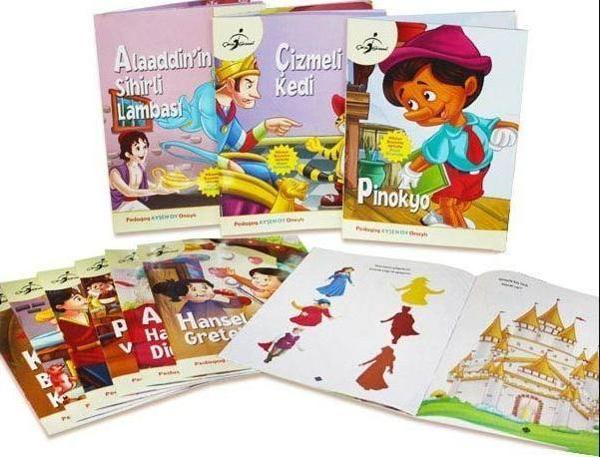 Hikayeli, Boyamalı ve Aktiviteli Dünya Masalları Serisi - 10 Kitap - Çocuk Gezegeni - Image 1