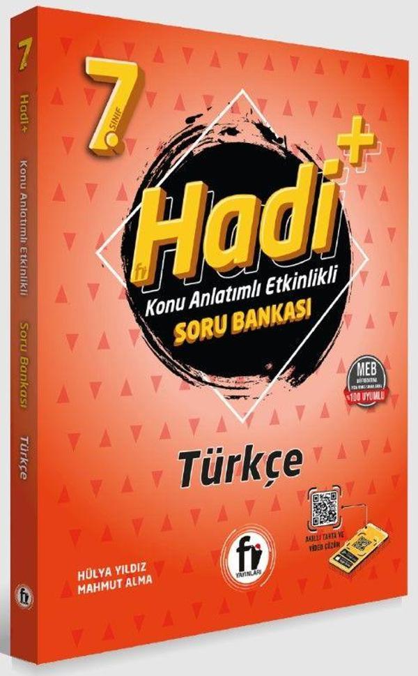 7. Sınıf Hadi Türkçe Konu Anlatımlı Etkinlikli Soru Bankası - Fi Yayınları - Image 1
