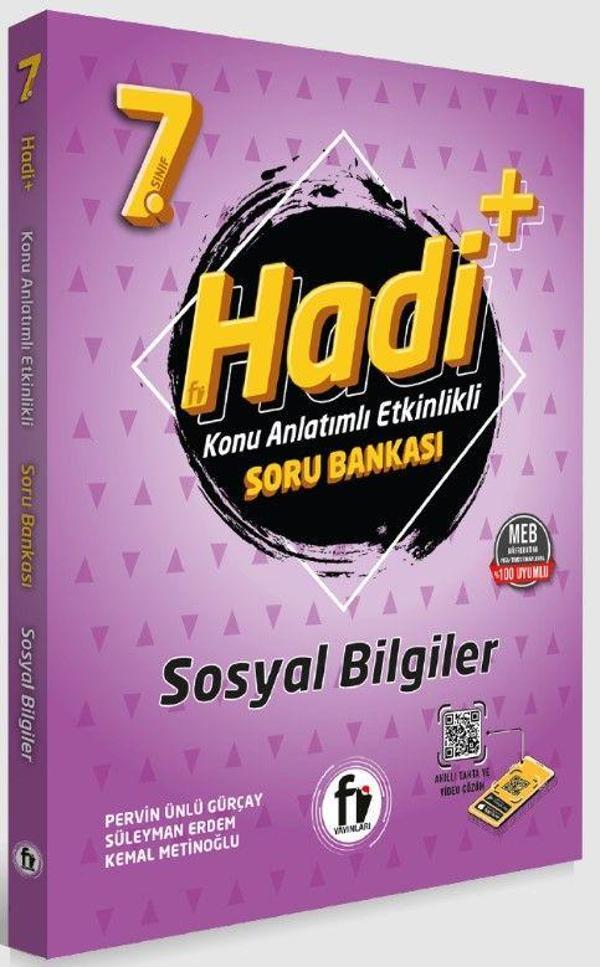 7. Sınıf Hadi+ Sosyal Bilgiler Soru Bankası - Fi Yayınları - Image 1