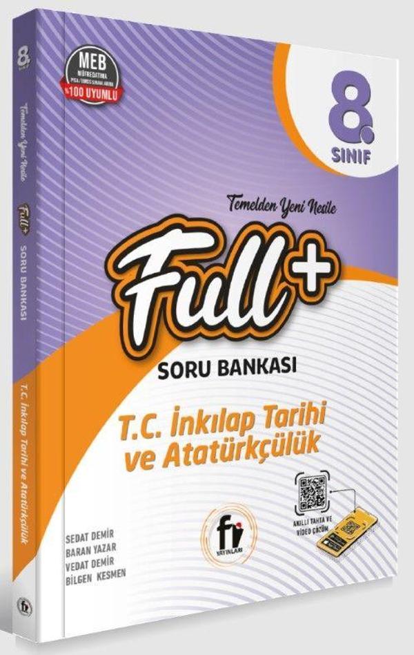 8. Sınıf Full+ T.C. İnkılap Tarihi Soru Bankası - Fi Yayınları - Image 1