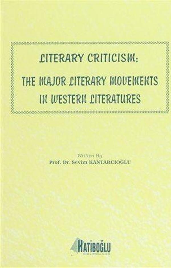 Literary Criticism: The Major Literary Movements in Western Literatures - Hatiboğlu Yayınları - Image 1