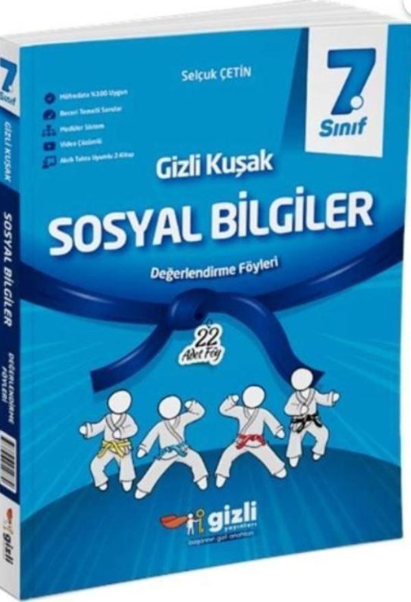 7. Sınıf Sosyal Bilgiler Gizli Kuşak Serisi - Gizli Yayınları - Image 1