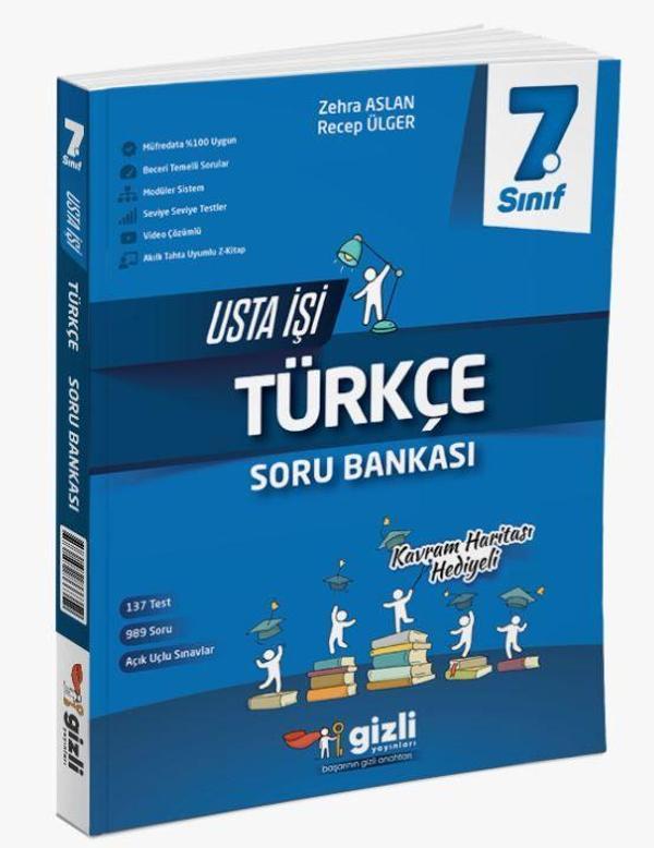 7. Sınıf Usta İşi Soru Bankası - Gizli Yayınları - Image 1