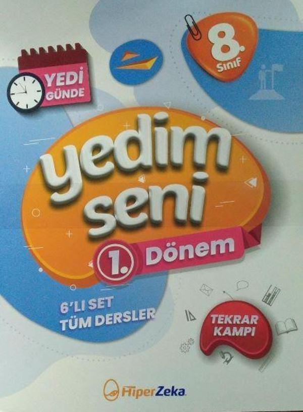 8. Sınıf Yedim Seni 1. Dönem Tekrar Kampı Seti - Hiper Zeka Yayınları - Image 1