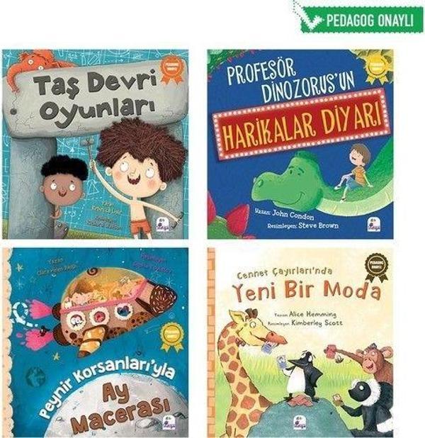 Pedagog Onaylı Uyku Vakti Hikayeleri Seti 4 (4 Kitap) - İndigo Çocuk - Image 1