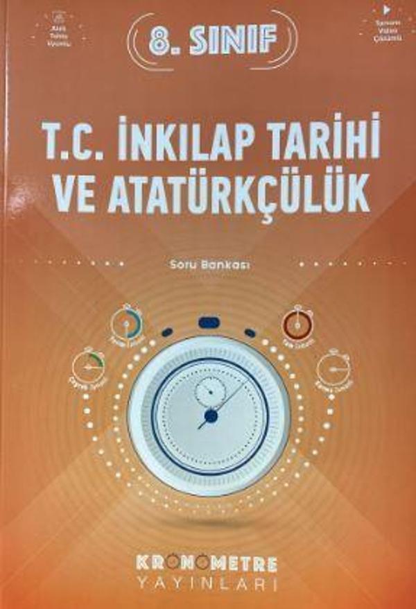8. Sınıf T.C. İnkılap Tarihi ve Atatürkçülük Soru Bankası - Kronometre Yayınları - Image 1