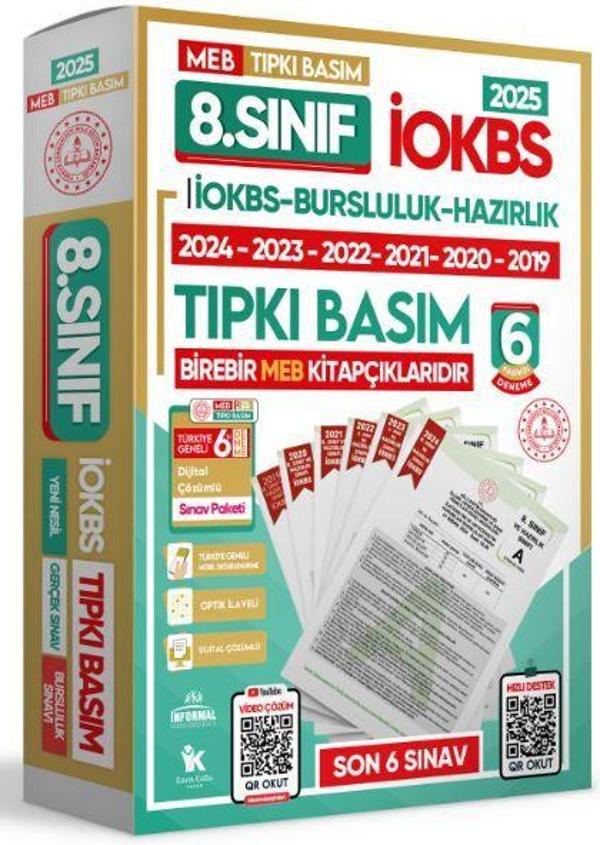 2025 8. Sınıf İOKBS Tıpkı Basım 6 Fasikül Deneme - İnformal Yayınları - Image 1