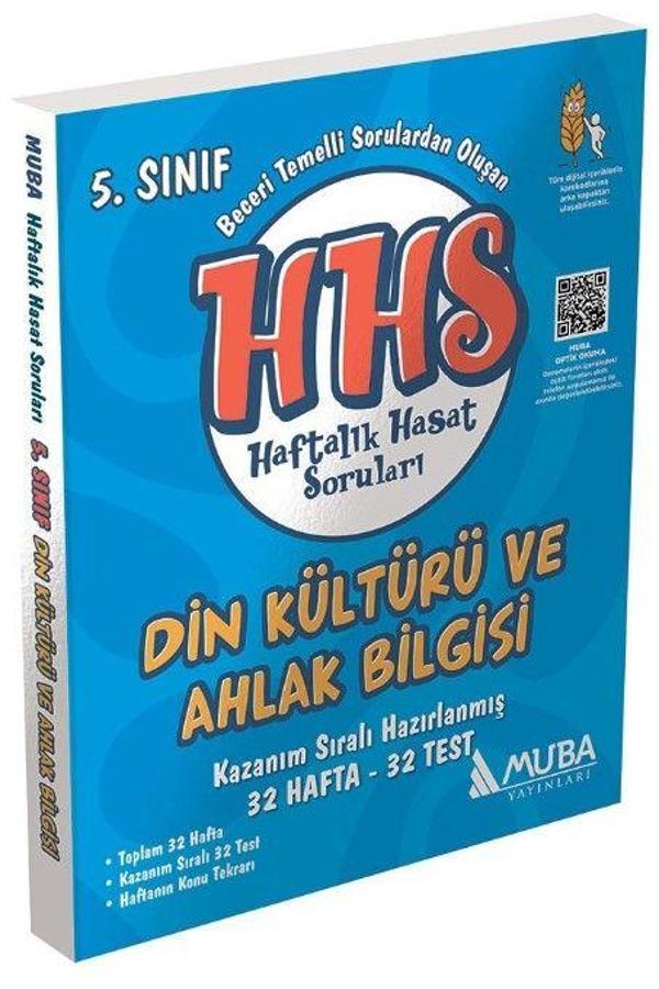 5. Sınıf Din Kültürü Haftalık Hasat Soruları HHS - Muba Yayınları - Image 1