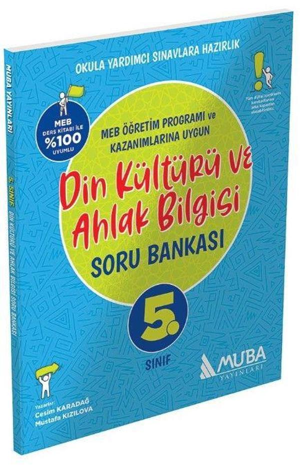 5. Sınıf Din Kültürü ve Ahlak Bilgisi Soru Bankası - Muba Yayınları - Image 1