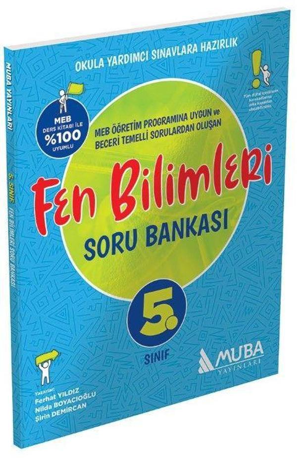 5. Sınıf Fen Bilimleri Soru Bankası - Muba Yayınları - Image 1