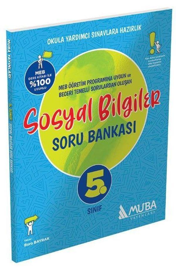 5. Sınıf Sosyal Bilgiler Soru Bankası - Muba Yayınları - Image 1