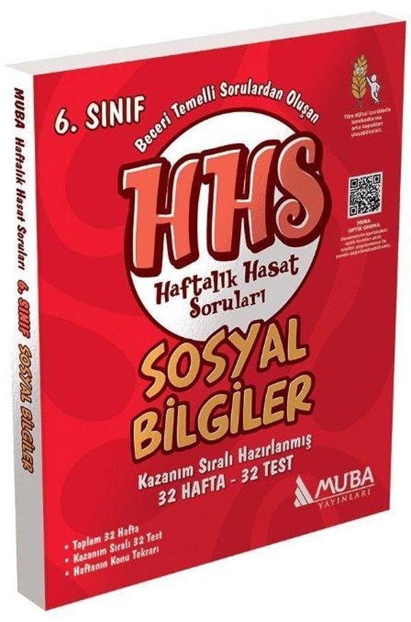 6. Sınıf Sosyal Bilgiler Haftalık Hasat Soruları HHS - Muba Yayınları - Image 1