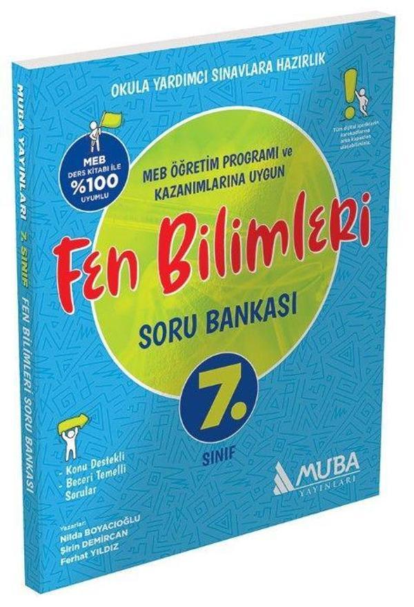 7. Sınıf Fen Bilimleri Soru Bankası - Muba Yayınları - Image 1