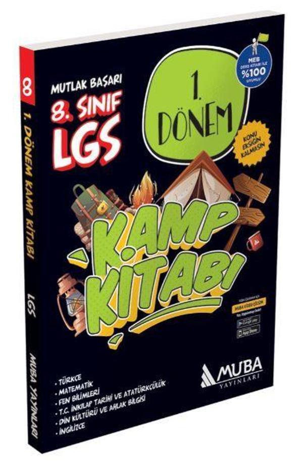 8. Sınıf Hasat Kamp Kitabı Soru Bankası (1.Dönem) - Muba Yayınları - Image 1