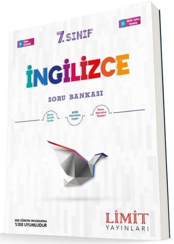 7. Sınıf İngilizce Soru Bankası - Limit Yayınları - Image 1