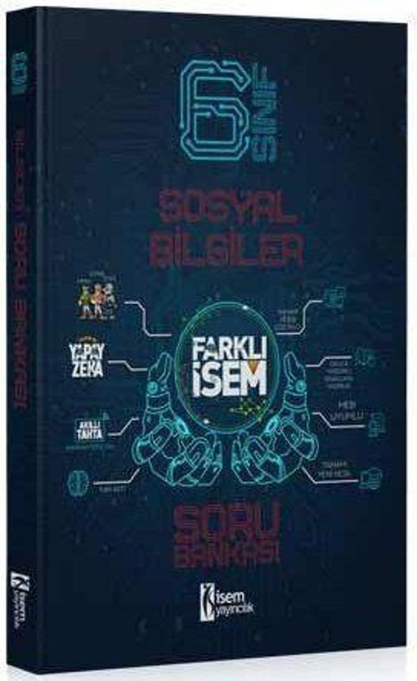 2021 6. Sınıf Farklı İsem Sosyal Bilgiler Soru Bankası - İsem Yayıncılık - Image 1