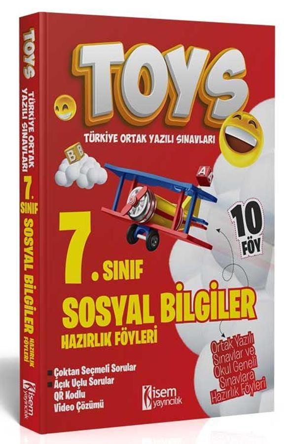2024 Toys 7. Sınıf Sosyal Bilgiler Hazırlık Föyleri - İsem Yayıncılık - Image 1
