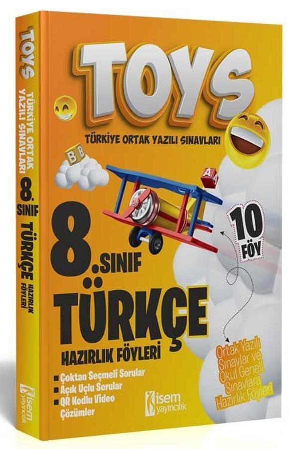 2024 Toys 8. Sınıf Türkçe Hazırlık Föyleri - İsem Yayıncılık - Image 1