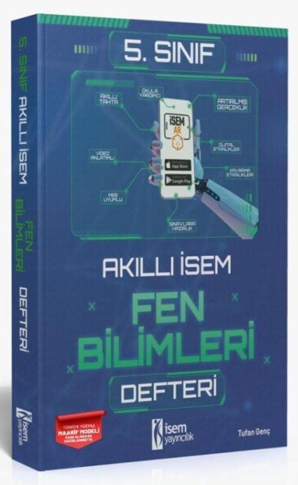 2025 Akıllı İsem 5. Sınıf Fen Bilimleri Defteri - İsem Yayıncılık - Image 1
