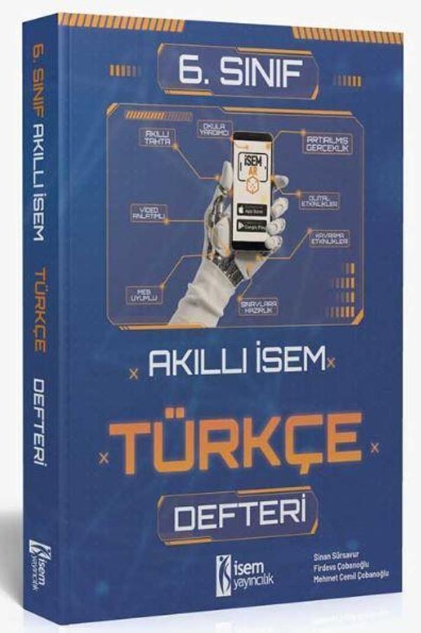 2025 Akıllı İsem 6. Sınıf Türkçe Defteri - İsem Yayıncılık - Image 1
