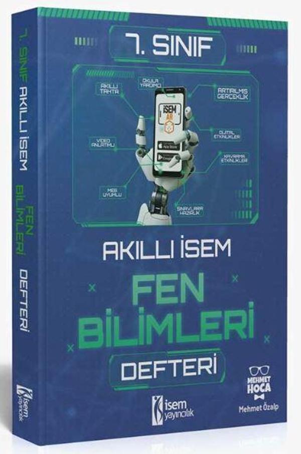 2025 Akıllı İsem 7. Sınıf Fen Bilimleri Defteri - İsem Yayıncılık - Image 1
