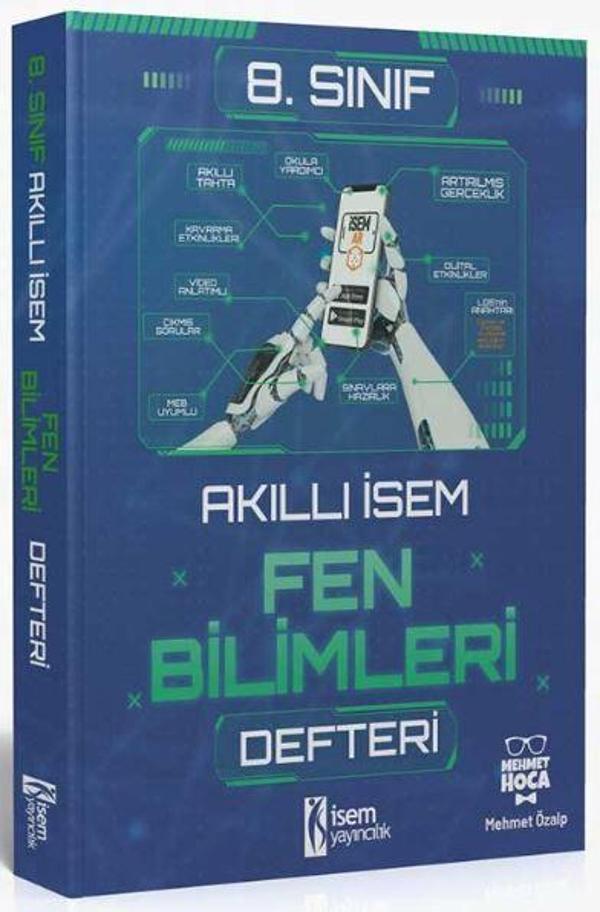 2025 Akıllı İsem 8. Sınıf Fen Bilimleri Defter - İsem Yayıncılık - Image 1